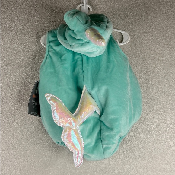 Pottery Barn Kids Blue Baby Narwhal Costume Size 0-6 months New with tags! - Picture 5 of 13